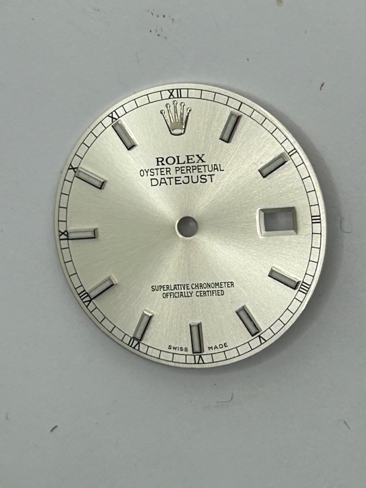 NEW Original Rolex Datejust 116200 Silver Dial with Roulette Date from 2019