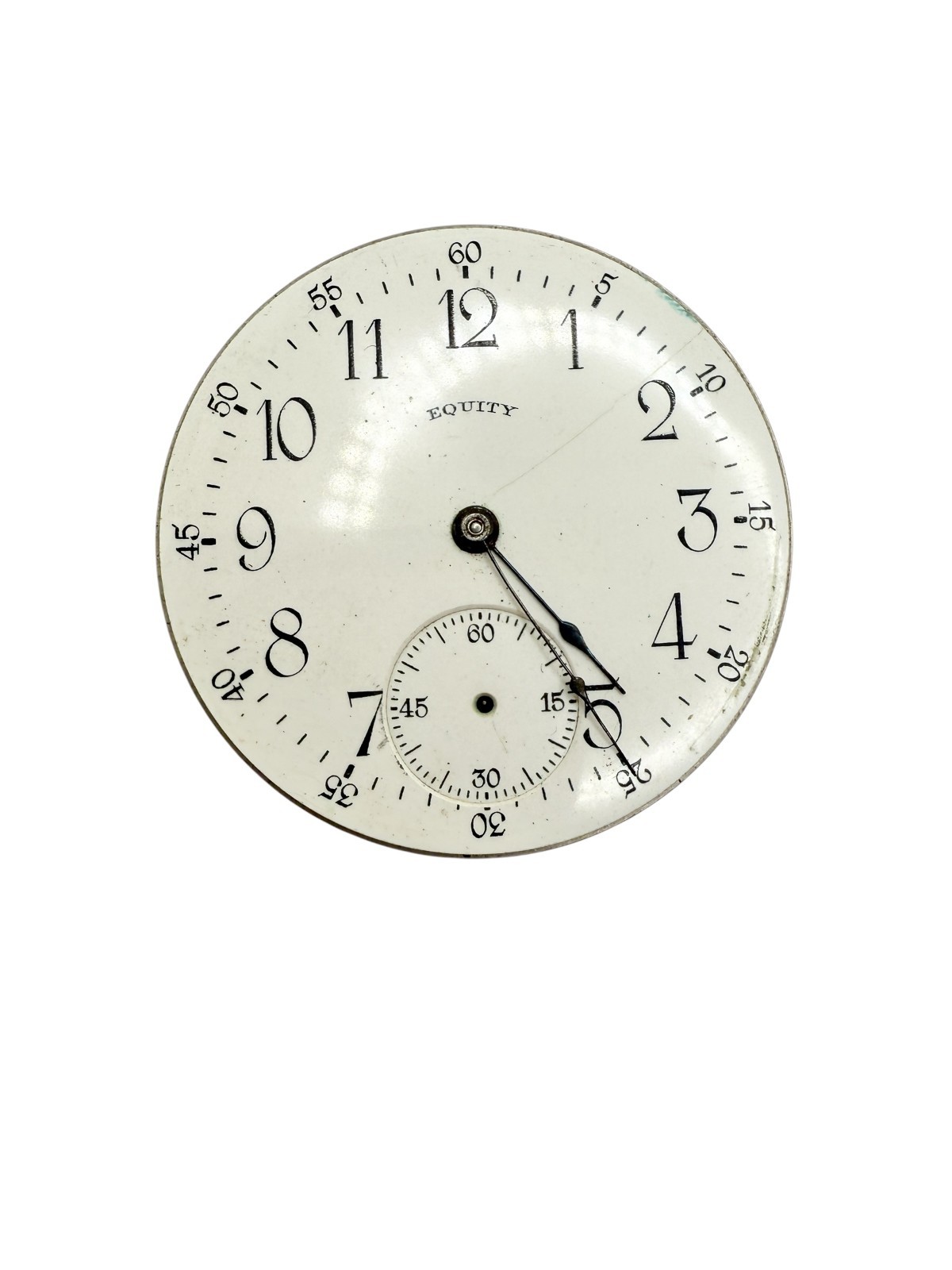Antique 16 Size Equity Boston Mechanical Pocket Watch Movement USA for Parts