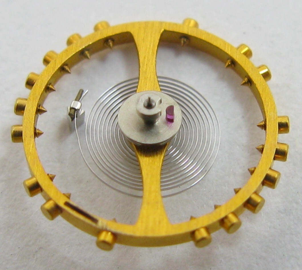 Longines 5LN watch part: complete balance wheel #721