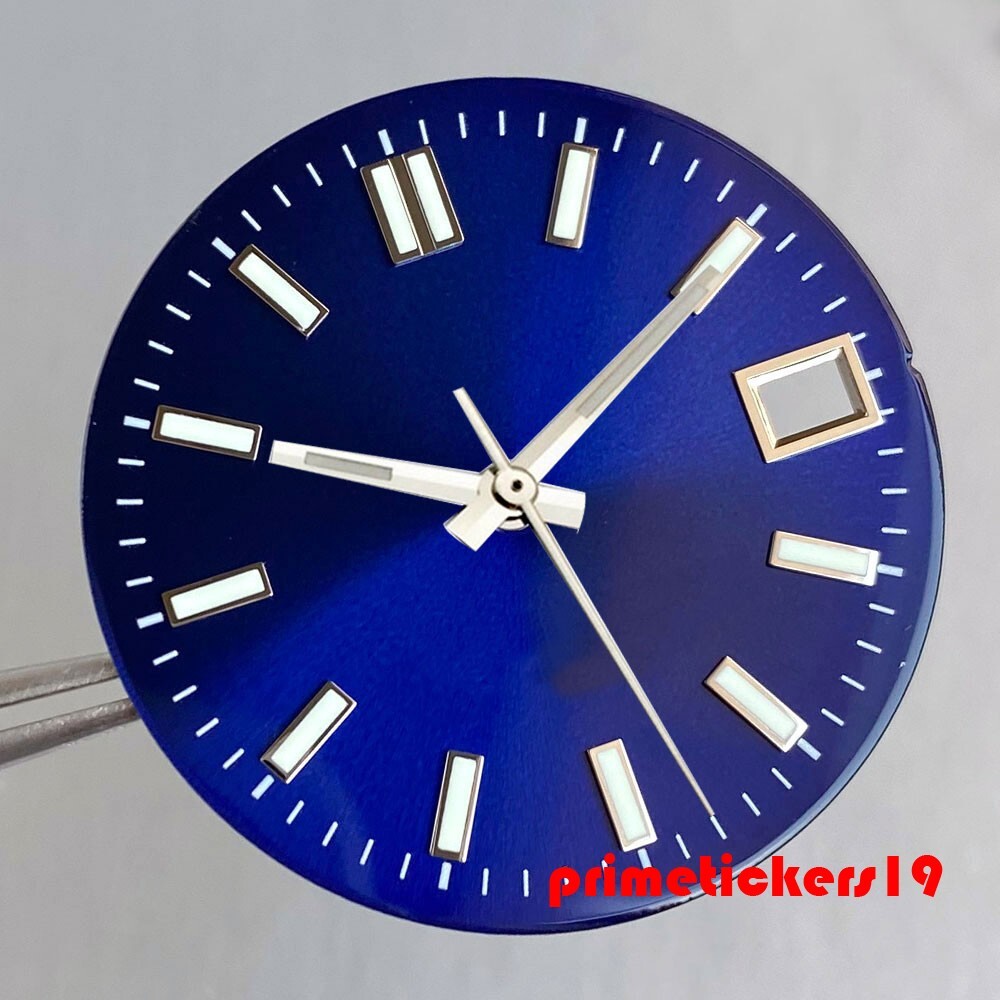 29mm NH35 Automatic Watch Dial+Hands Set Multicolor Face Date Luminous Sterile