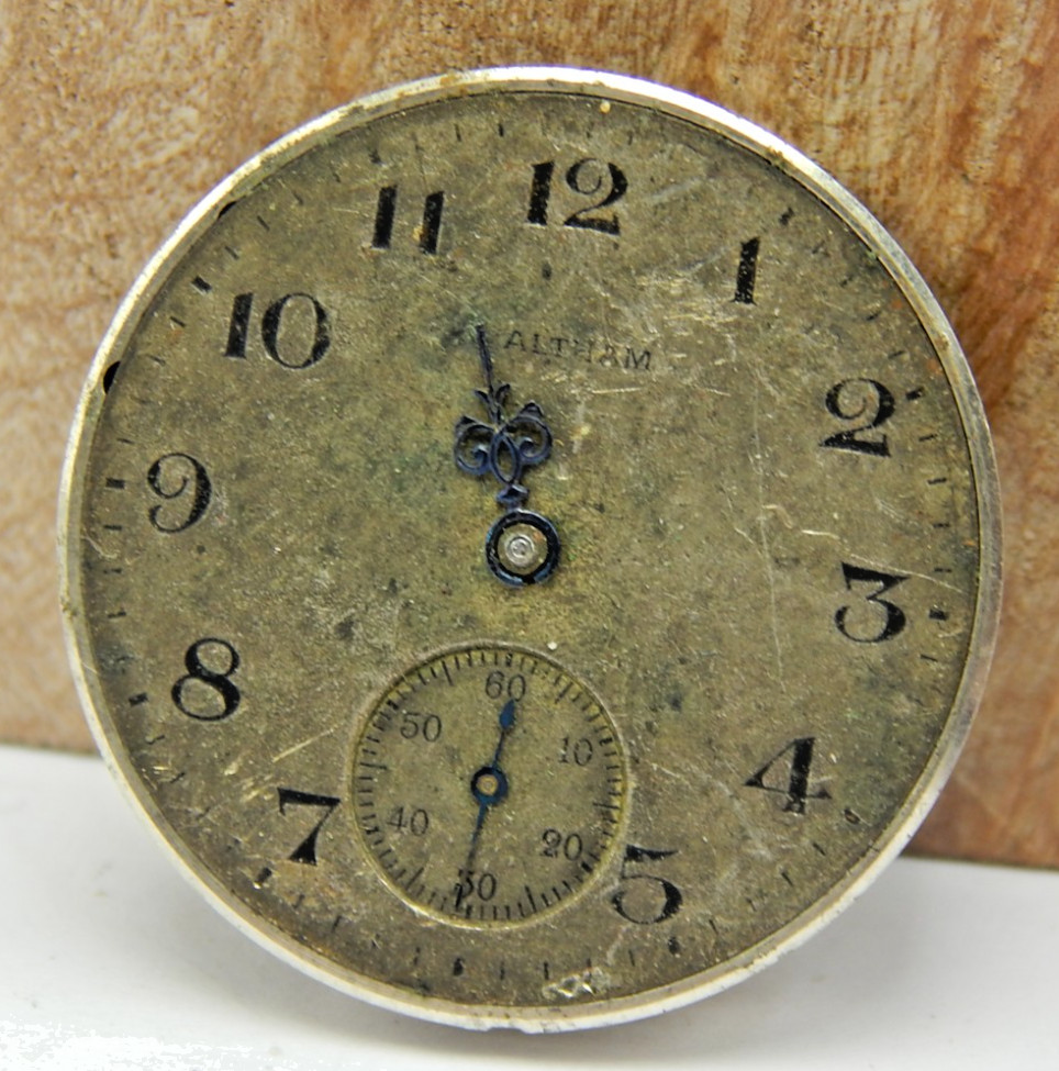 Antique 1915 Waltham Sapphire 0/6s openface 15j adjusted pocket watch movement