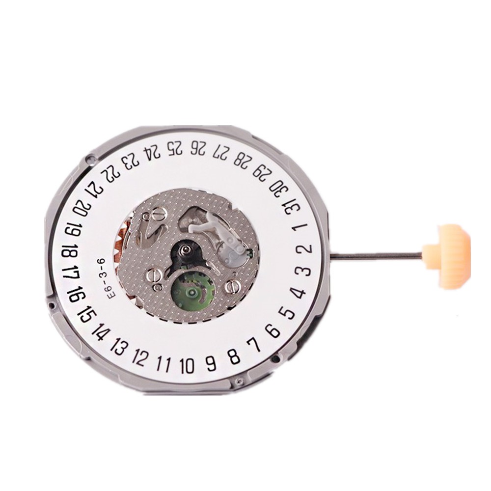 3-Hand Quartz Watch Movement Day At 3/6 White-Dial Replacement For Miyota 1M12 o