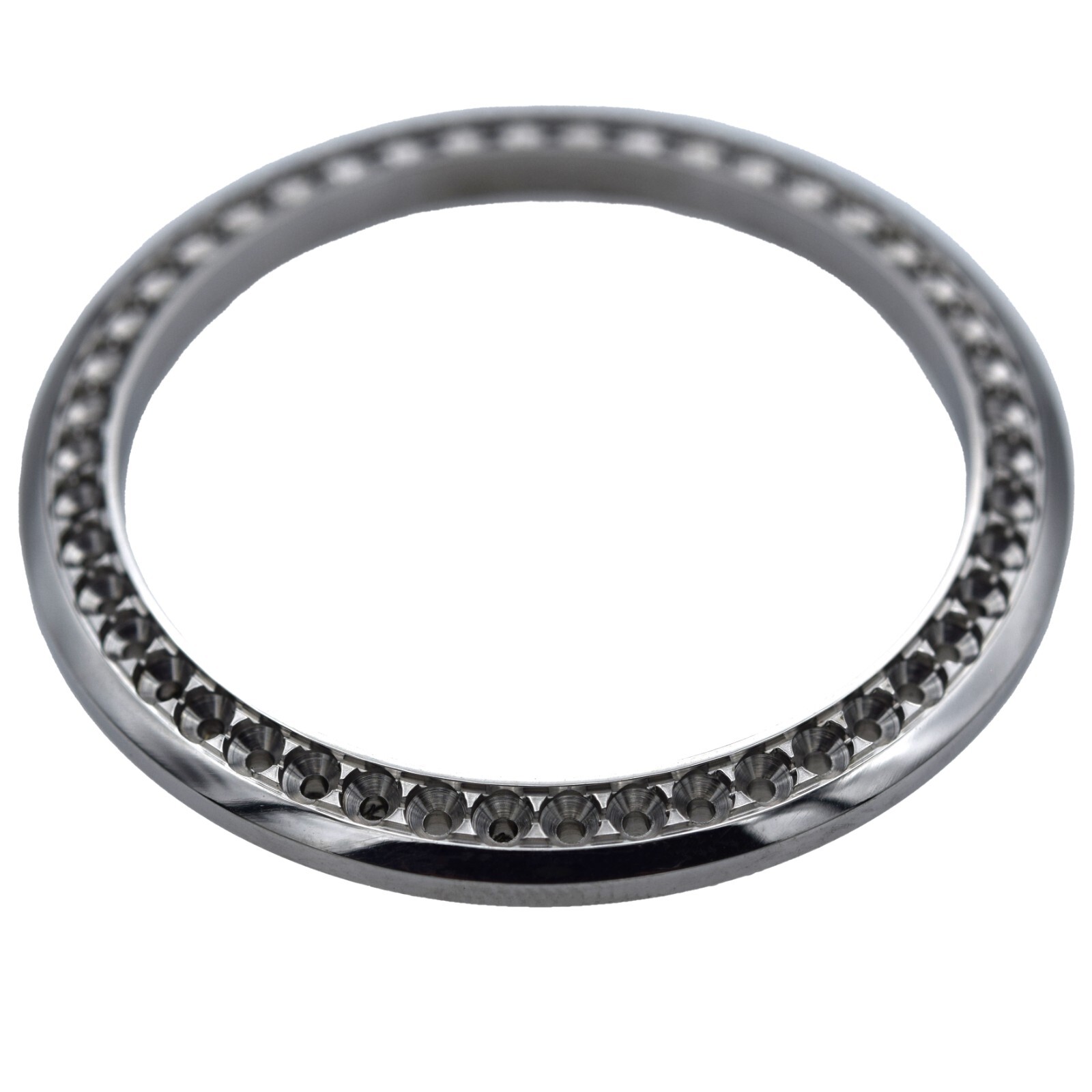 Stainless Steel Pave Set Bezel Frame For Rolex Datejust II Fits 2.2mm Stones