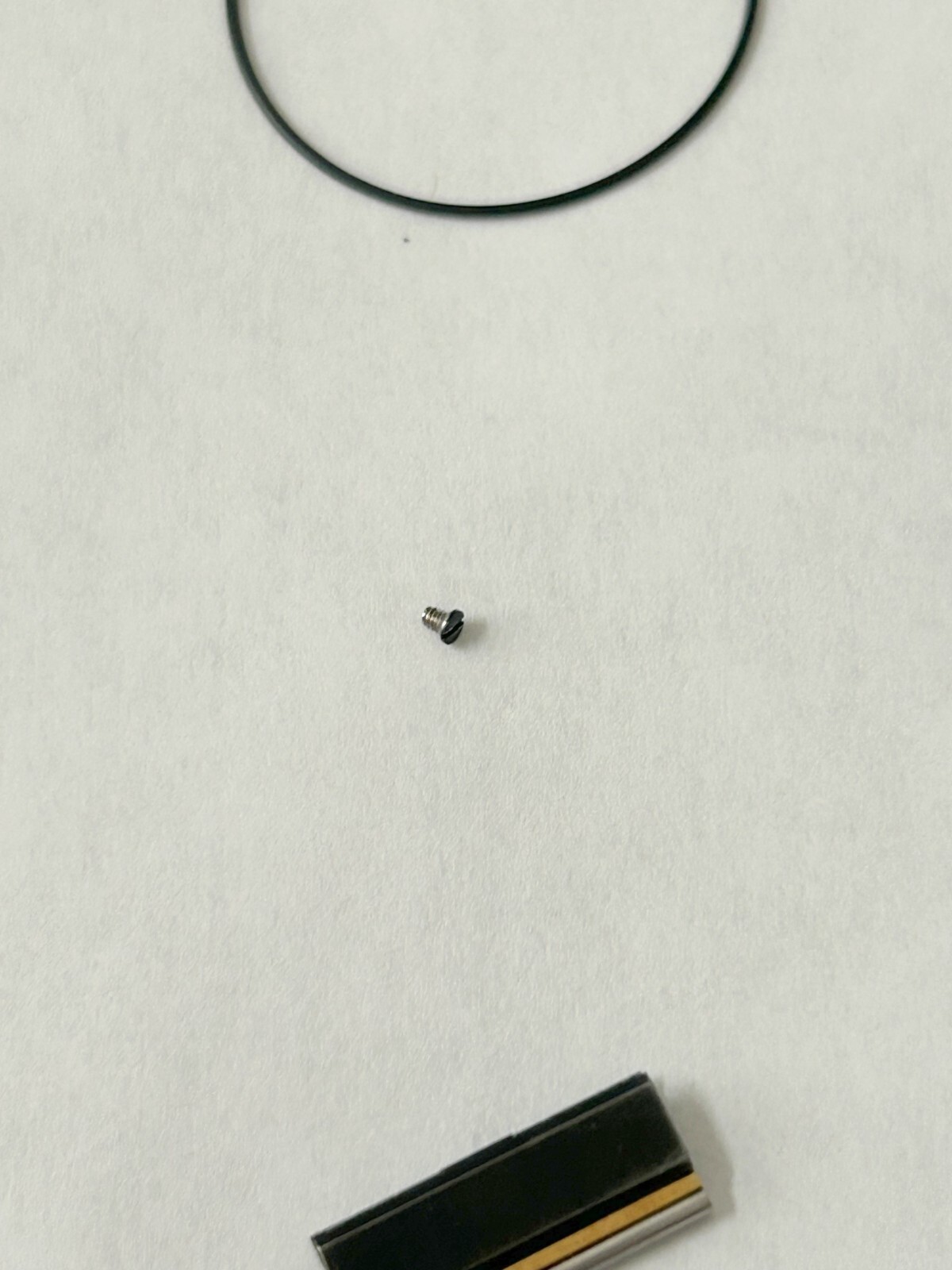 Concord Mariner SG 2tone 14k gold and black watch parts 18mm extra links