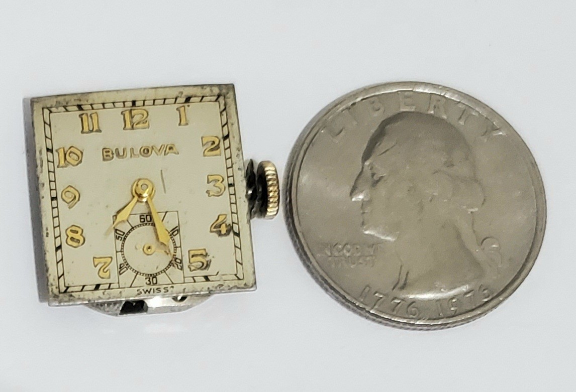 Bulova Cal. 8AH 17Jewels Movement for Parts or Repair