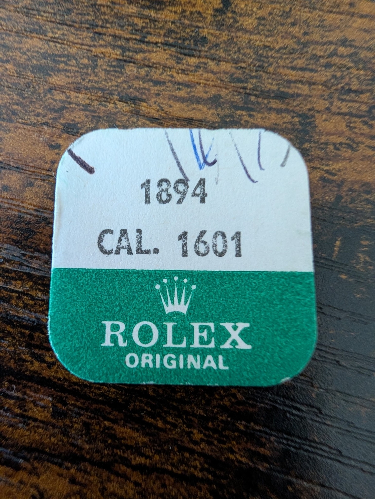 ROLEX- SET OF SCREWS -FACTORY SEALED-CAL 1601 PART 1894
