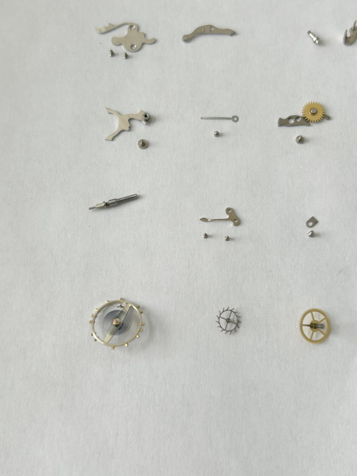 Valjoux Cal 92 Watch Movement Parts Balance Fork Wheel Spring Berral Bridge