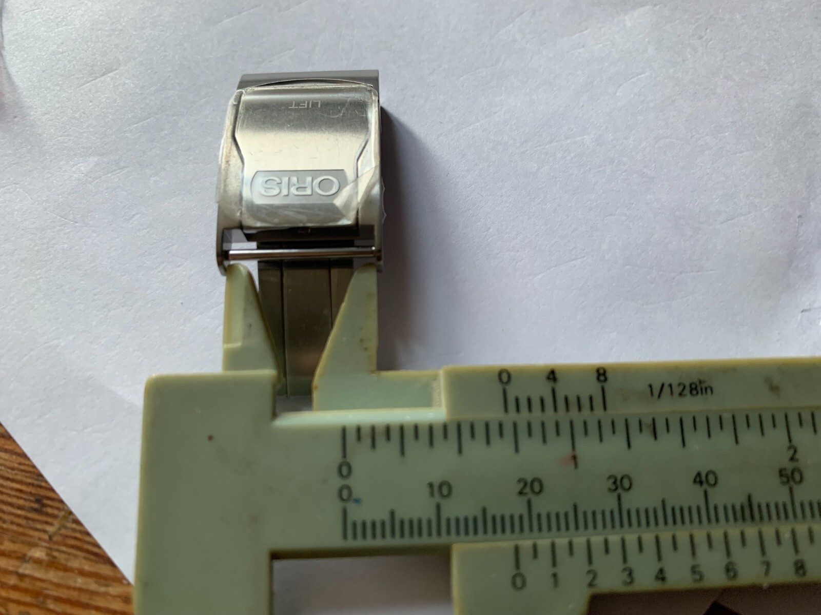 Genuine ORIS 18mm stainless steel clasp buckle for leather band strap bracelet