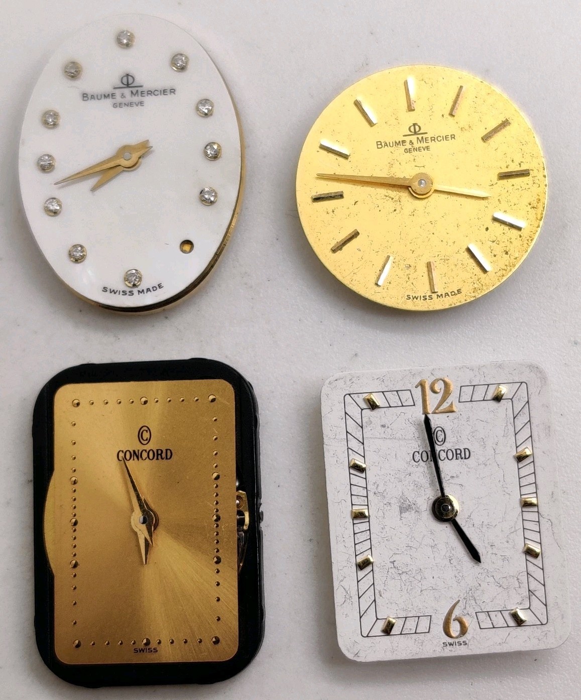 Baume Mercier Concord ETA 279.001 And 976.001 Swiss quartz movements For Repair