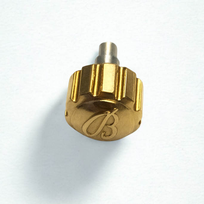 Breitling Crown | 6.00mm Diameter | Tap 10 | Gold & Silver
