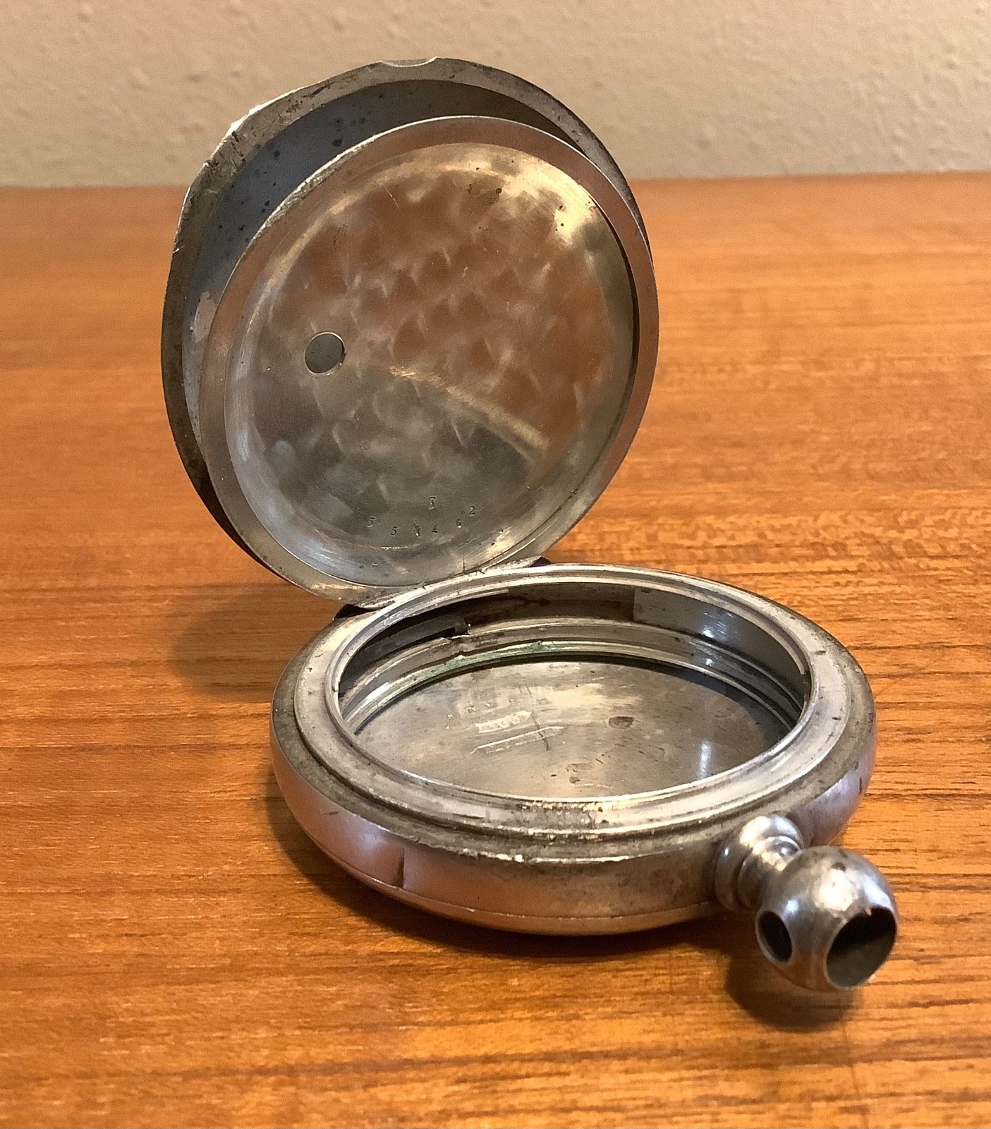 Dueber Newport Coin Silver Cuvette & Hinged Hunter Caseback Pocket Watch Sz 16s