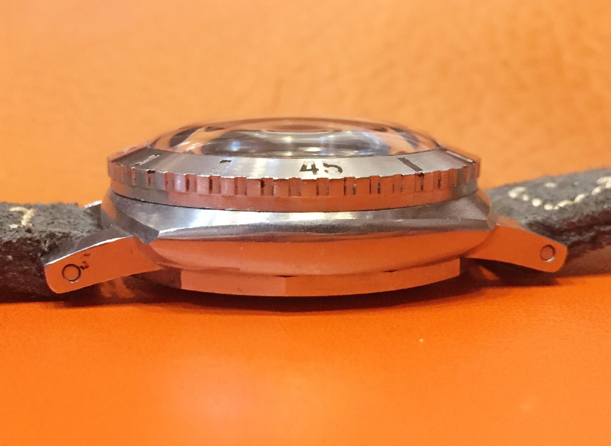 Vintage Orient 1000M Baby Pam Diver Watch Plastic Crystal New Perfectly Fit !
