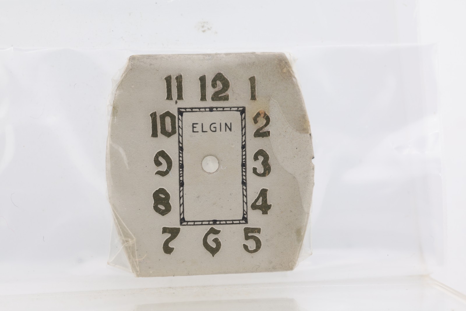 ELGIN ART DECO NOS WRIST WATCH DIAL 23.9×25.23mm (KX)