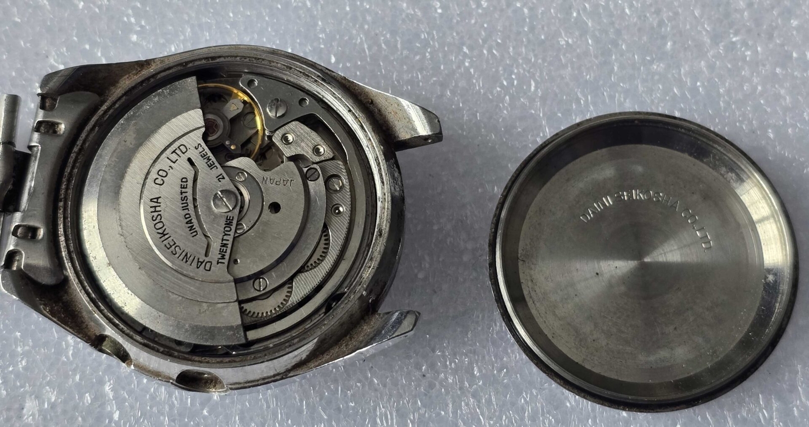 VTG DIANI SEIKOSHA BELL-MATIC Steel Watch. Ref: 4006-7029. Cal: 4006A. For Repai