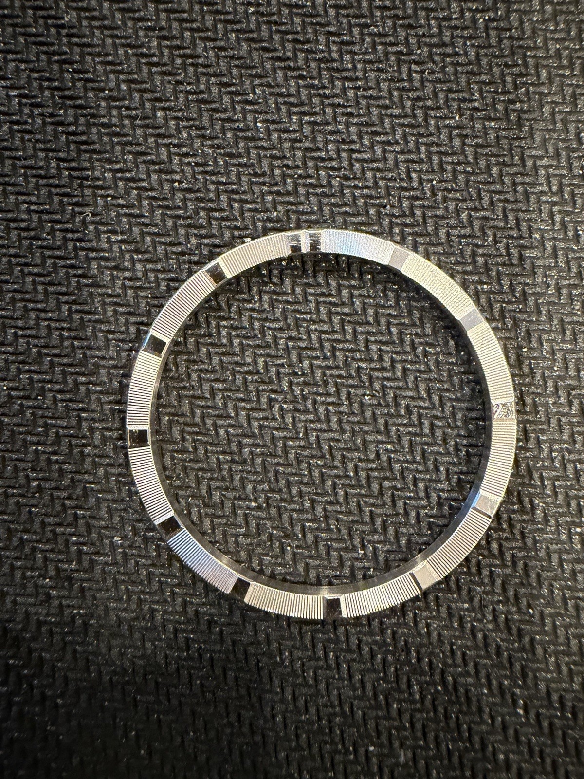 Rolex Stainless Steel Engine Turned Bezel 34mm