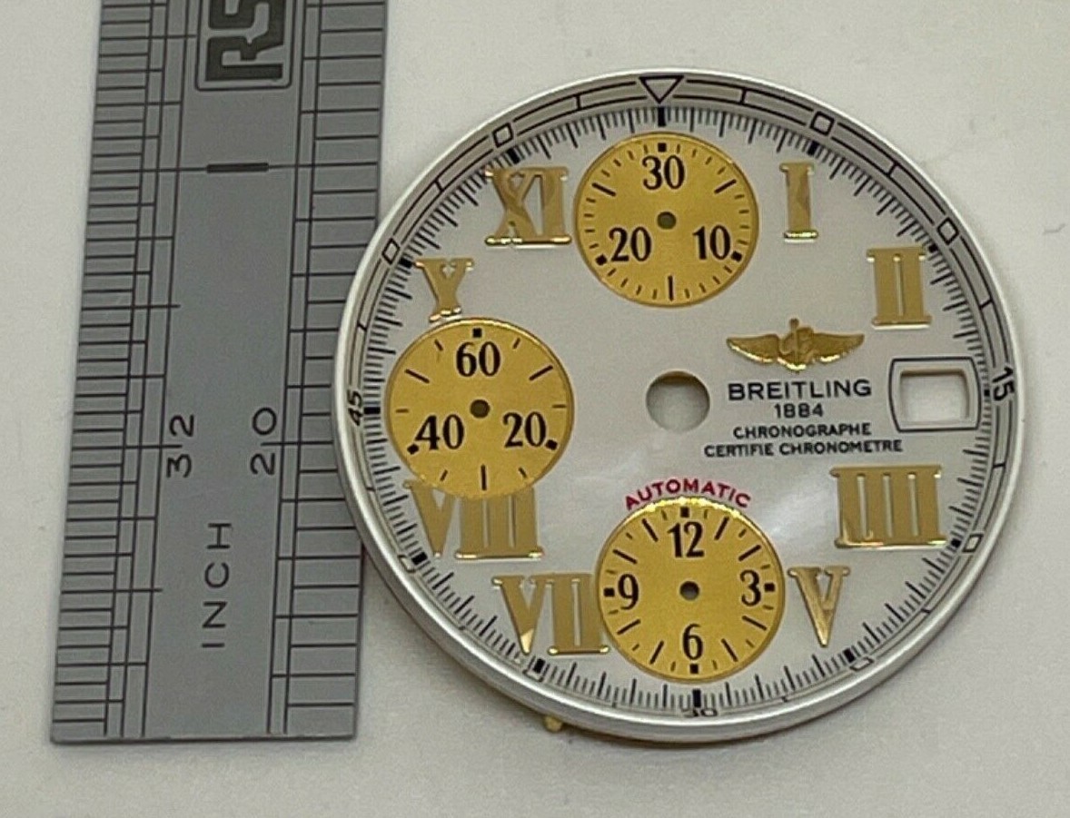 BREITLING 1884 MOTHER OF PEARL DIAL / Chrono Cockpit Automatic Pilot / 28mm