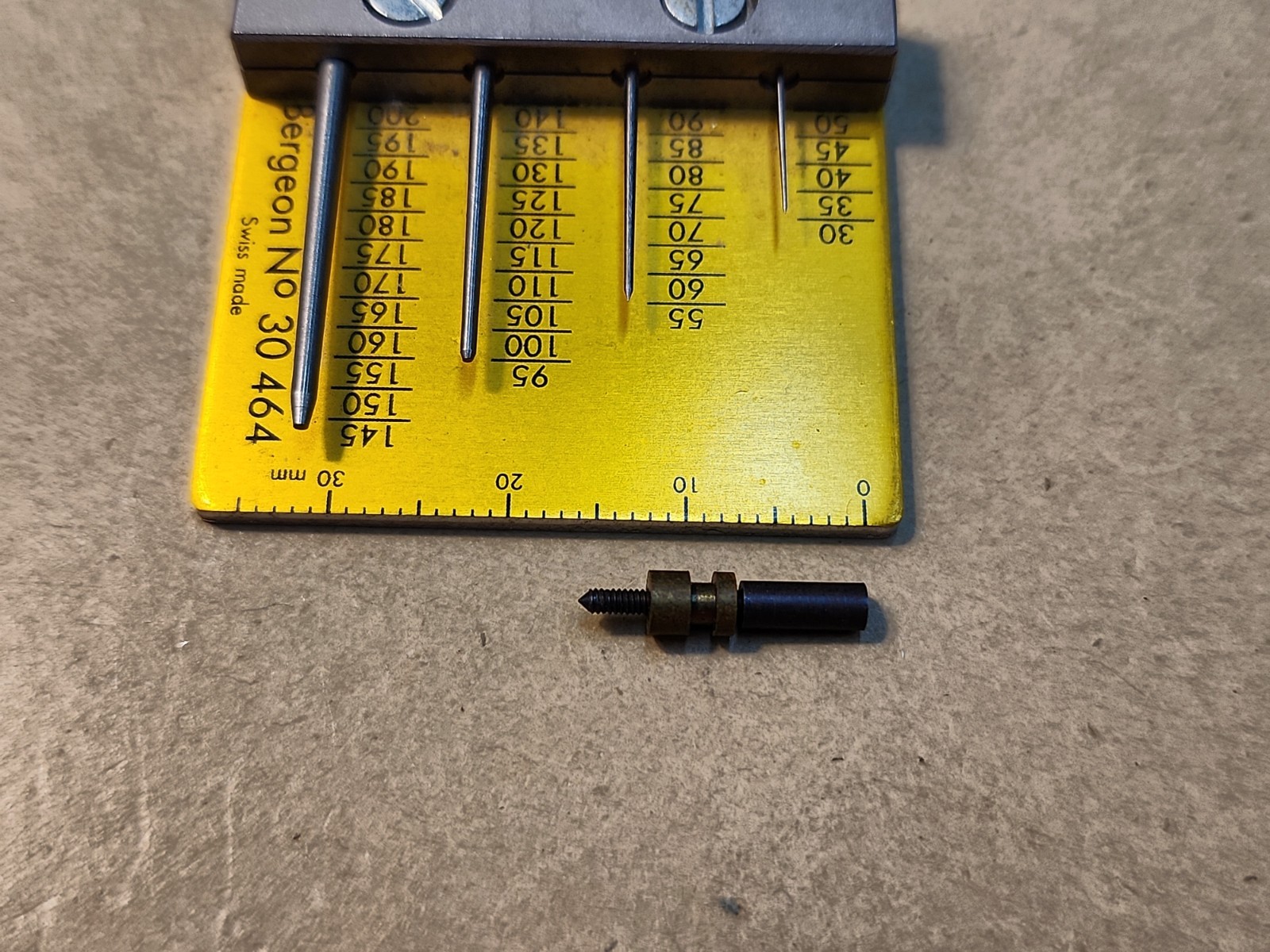 NOS American Pocket Watch Female Stem With Collar- .80mm Square & Tap 2-1.50mm