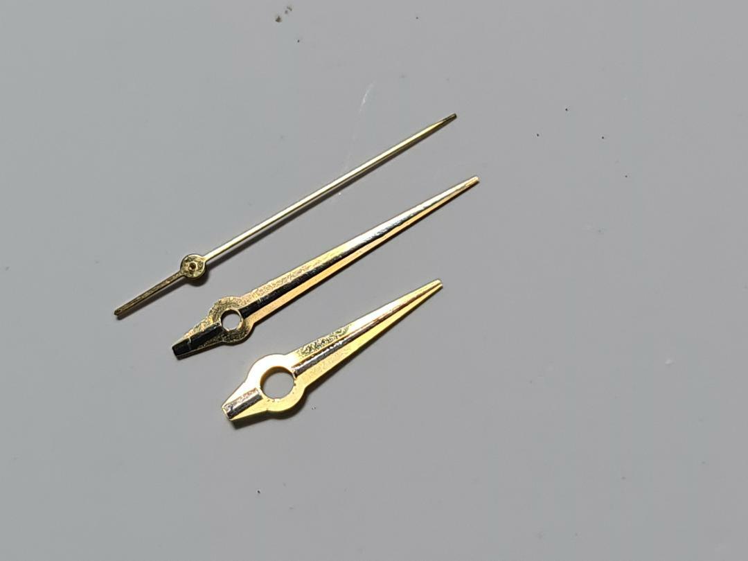 GENUINE USED GOLDEN SET of HANDS SEIKO KS KING SEIKO 4502-7000 4502-7001
