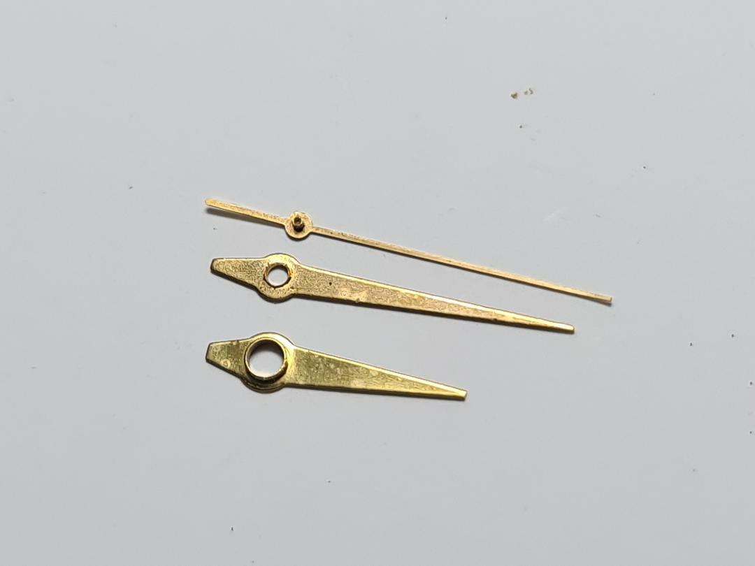 GENUINE USED GOLDEN SET of HANDS SEIKO KS KING SEIKO 4502-7000 4502-7001