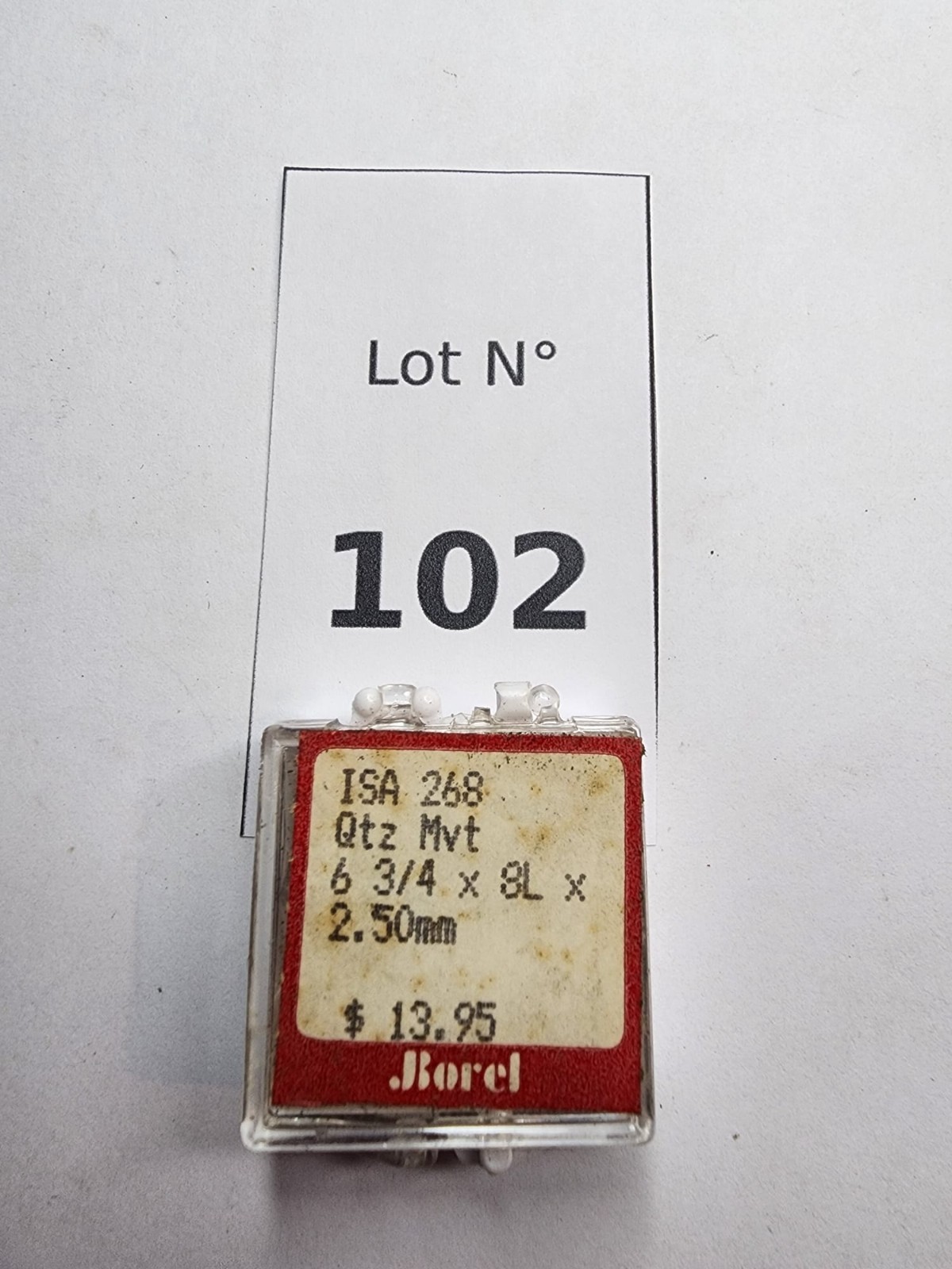 Vintage Borel ISA 268 Quartz Watch Movement – Partial Box 6¾ x 8L 2.50mm
