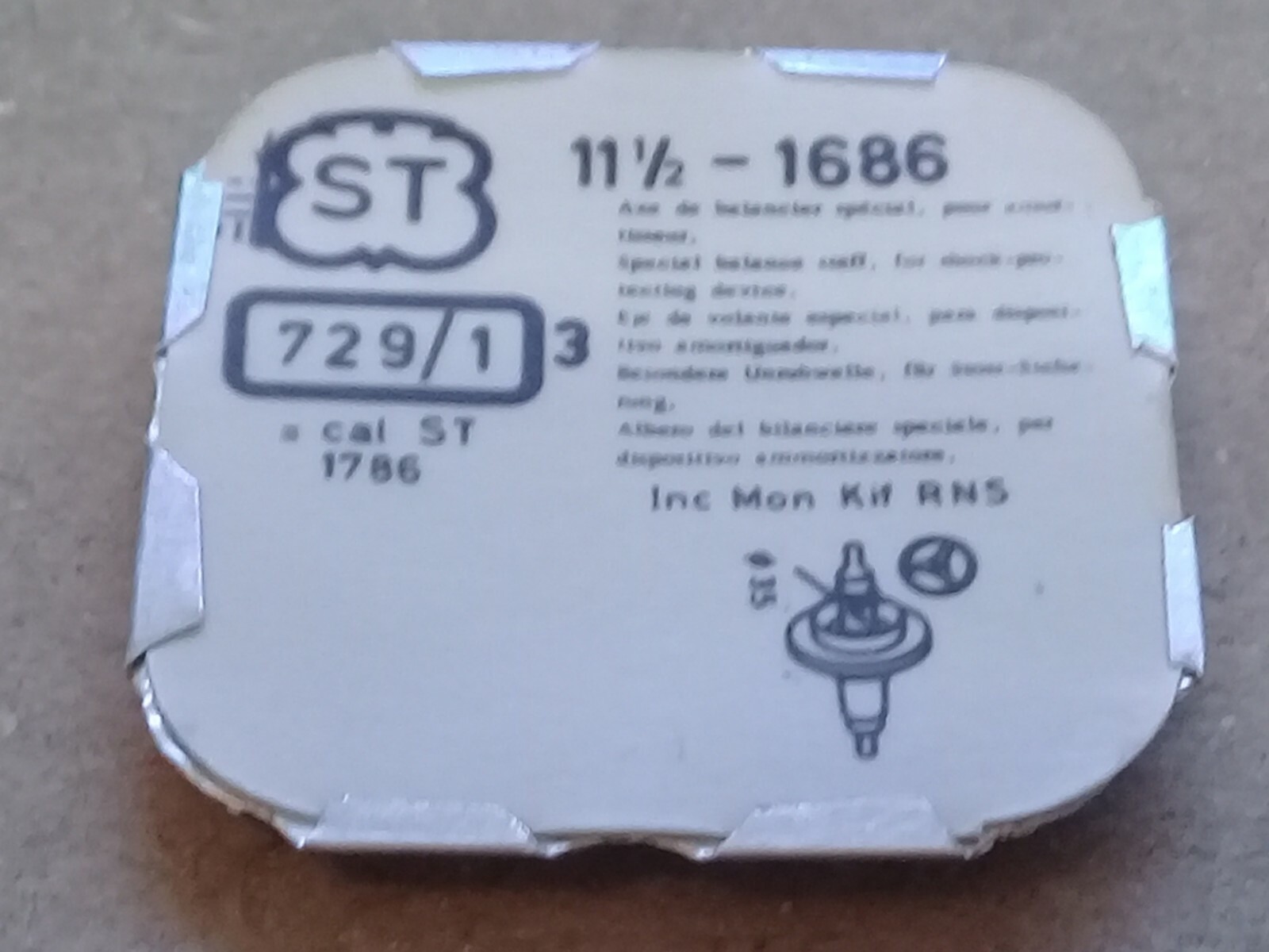 3 x ST Cal. 1686, 1786 vir. 35, ord. + Inc – Balance Staff – 11.5”’ (BC247)