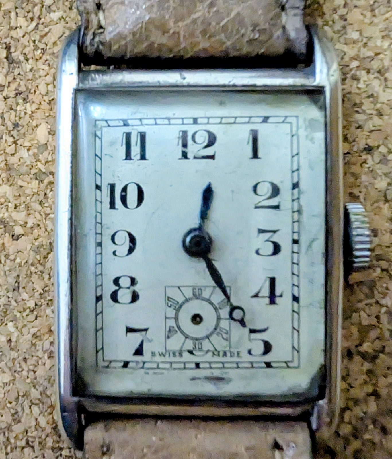 1928 Silver Case Mechanical Watch AS Movement Spares + Repairs