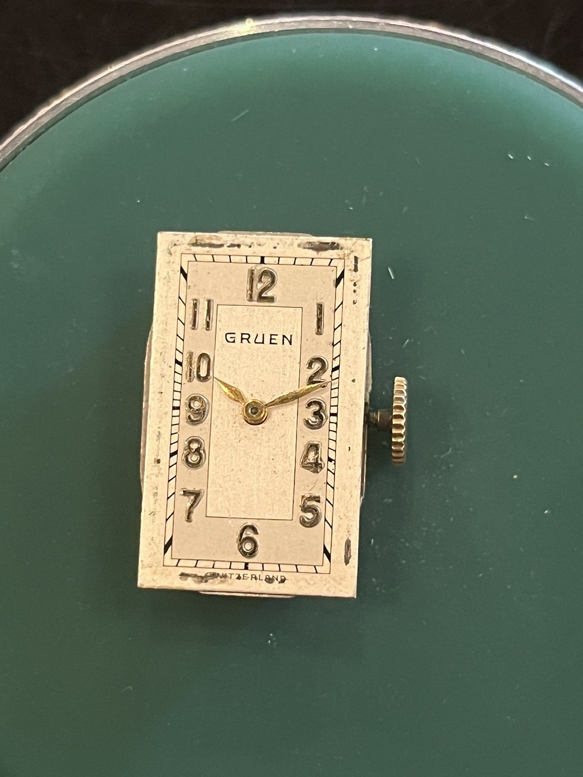 RUNNING Gruen 167 Watch Movement 7j