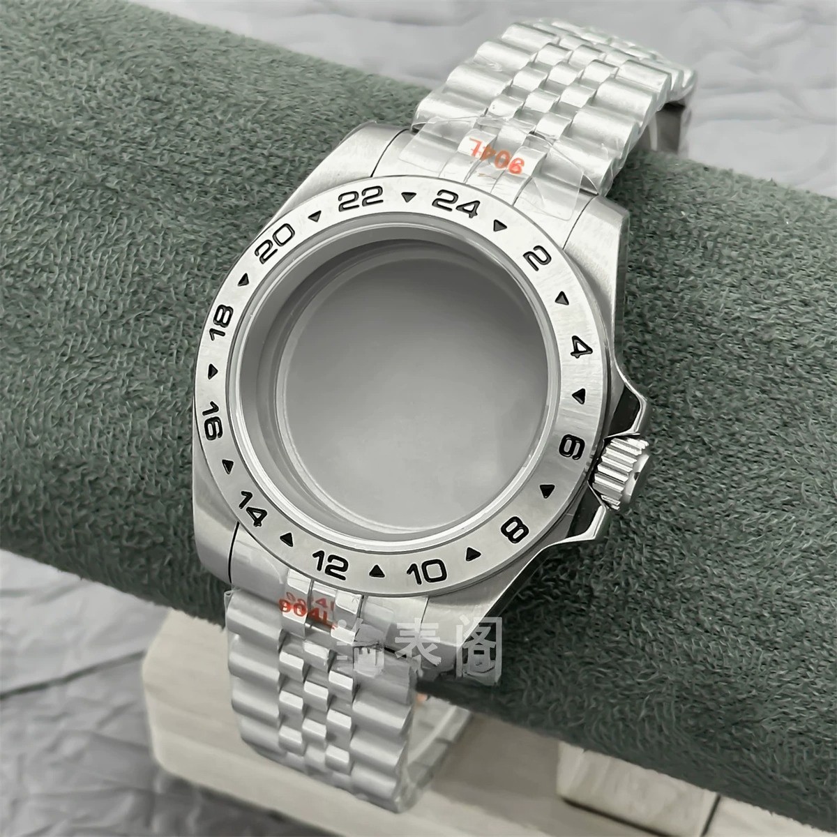 DIY Watch Part Kit for Explore II ETA 2824 40mm 42mm Watch Case + Steel Strap