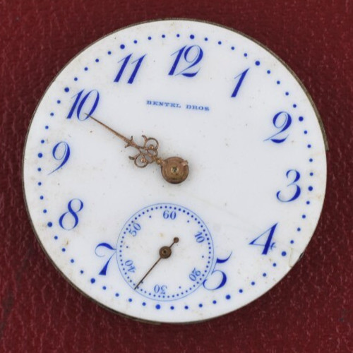 Longines 0 Size Watch Movement RUNS Fancy Hands & Dial Bentel Bros