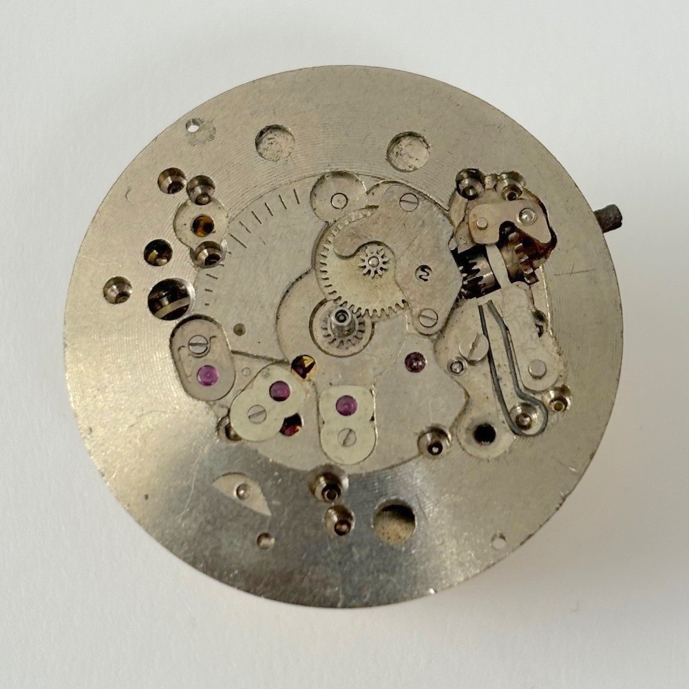Bulova Cal BH 14 Watch Movement For Parts Balance Fork Spring Bridge