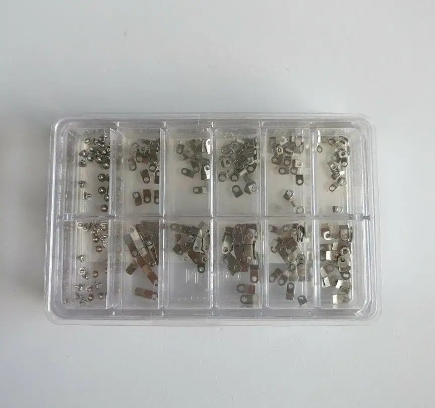 Watch Casing Clamp Movement Adapter Assortment Durable Securing Screw Washer Set