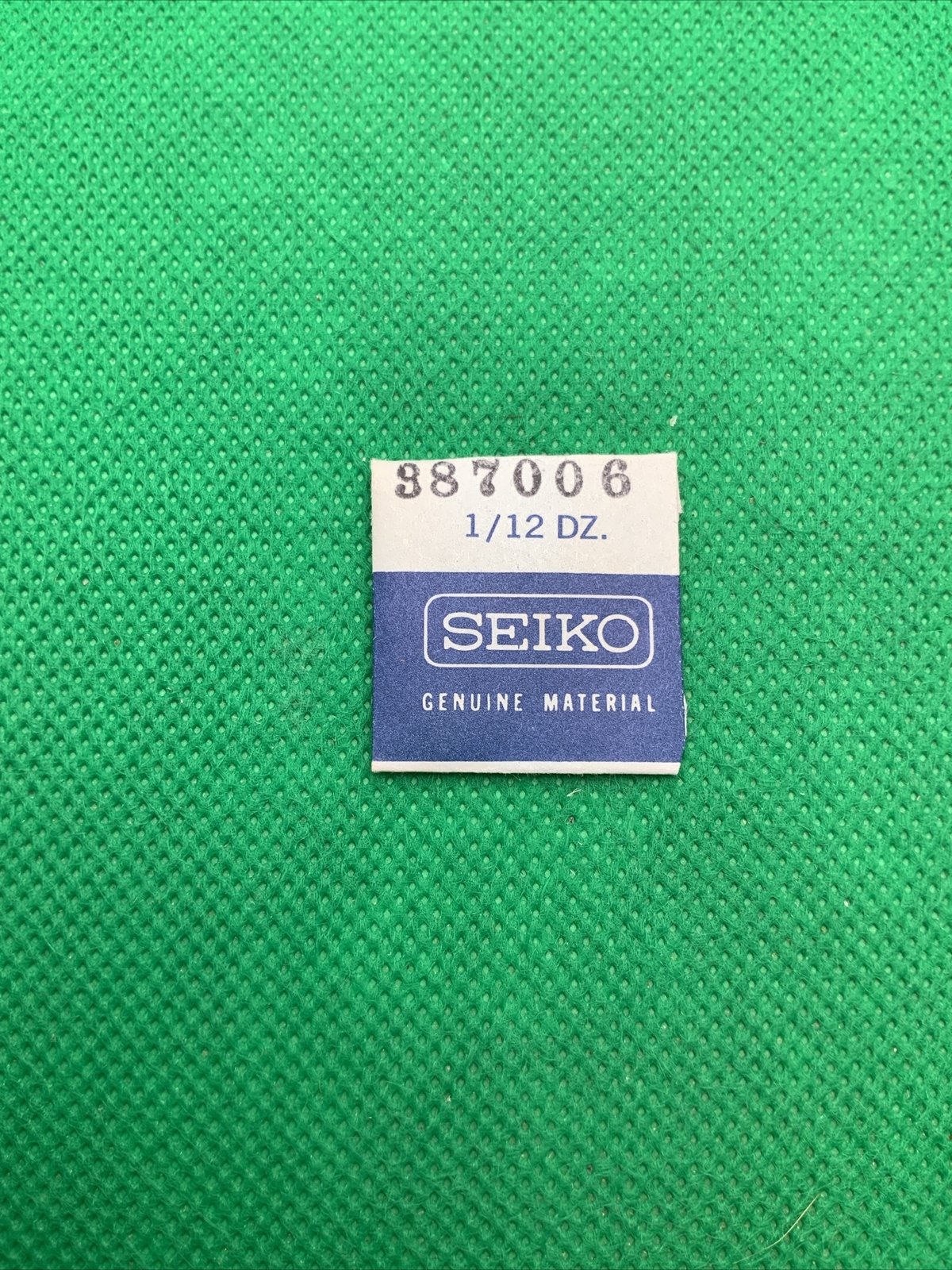 Genuine Seiko 387 006 Minute Wheel Bridge Watch Part 387006 NOS