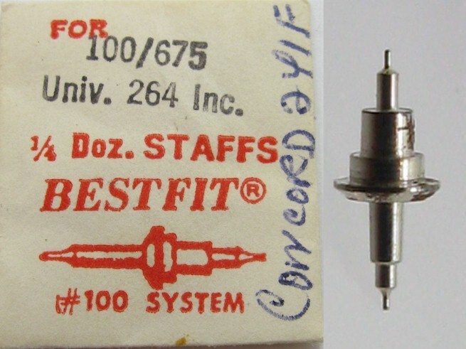 Universal Geneve 264 inc. Watch Part: balance staff #723 BestFit 100/675