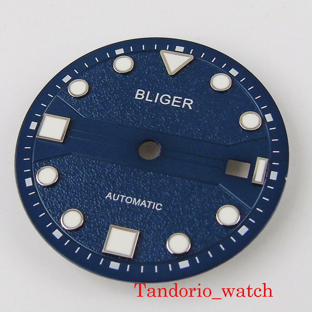 31mm super luminous automatic watch dial fit miyota 8215 mingzhu 2813 watch part
