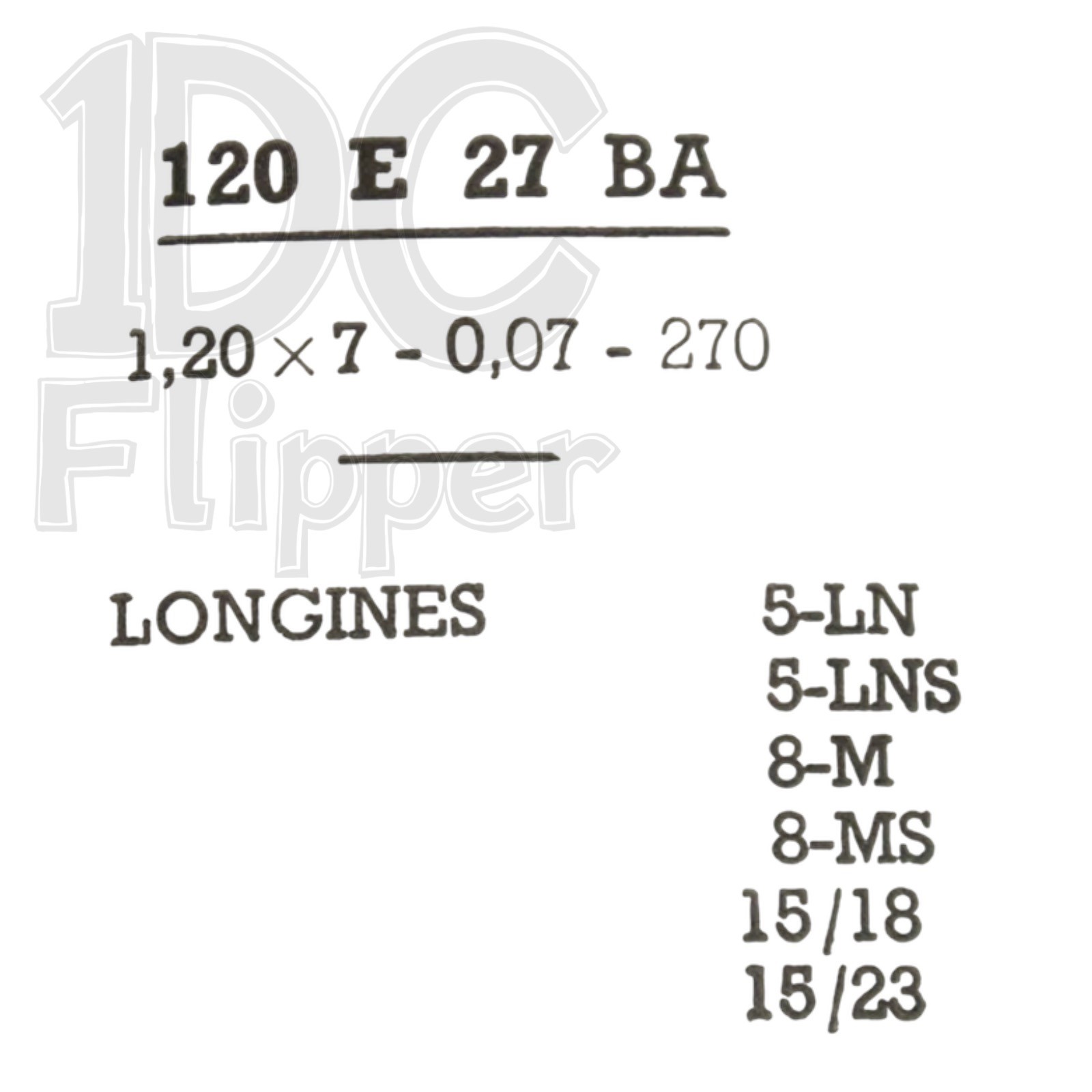 Longines 5LN Mainspring Alloy NOS MSS-WL3 Fits Multiple, Read List!