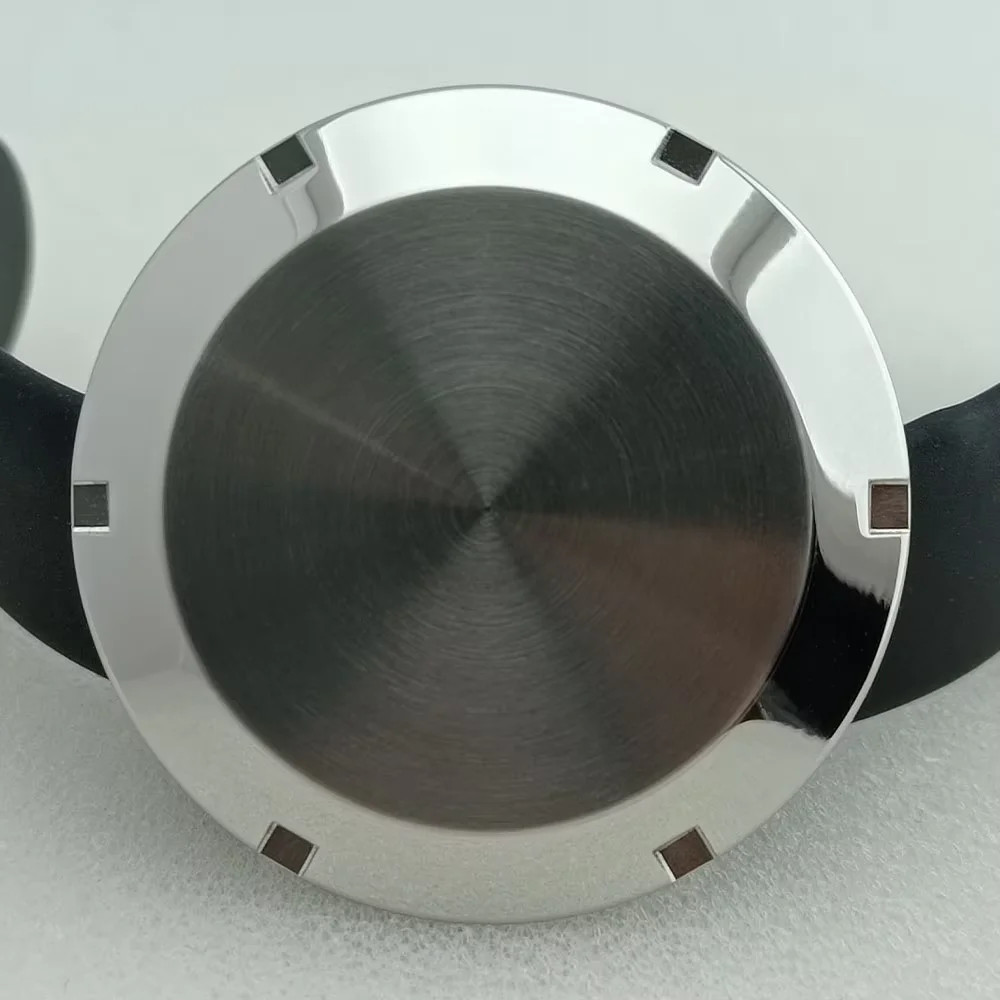 37mm Back Cover Stainless Steel Moon Pattern Bottom Cover For VK63 Watch Parts