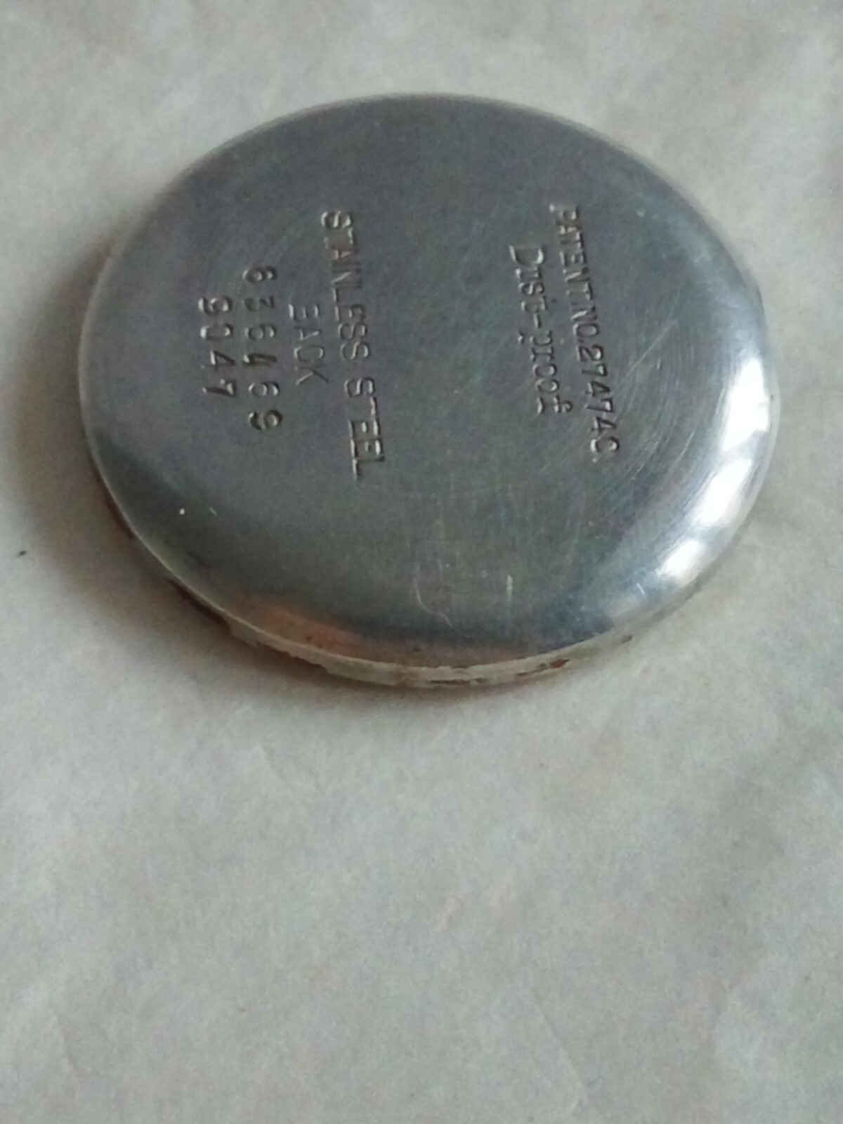 SEIKO Seikosha bottom cover spare parts for WWII Japanese Navy Imperial Army wri