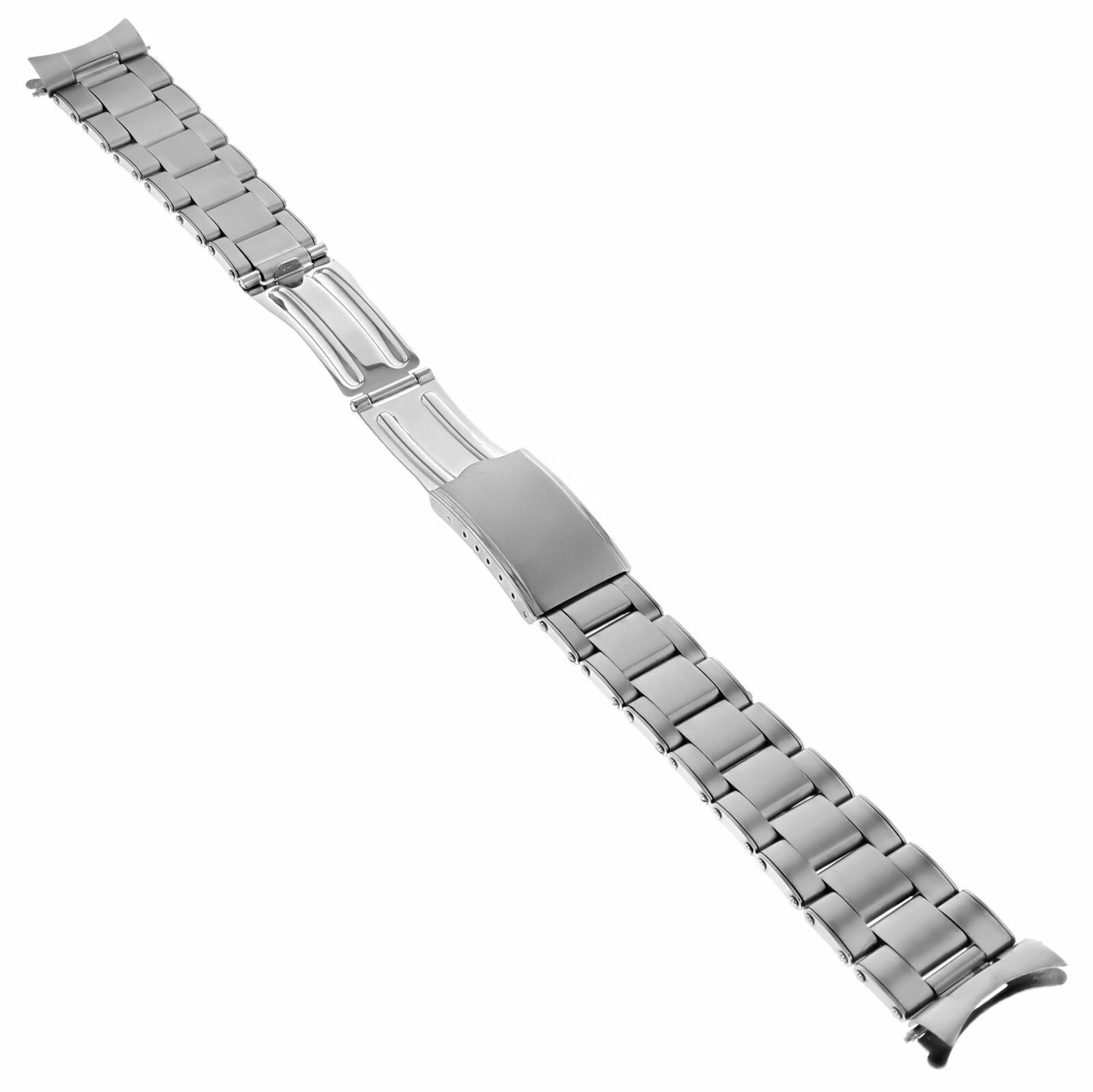 STAINLESS STEEL OYSTER WATCH BAND FOR ROLEX 19MM 34MM CASE 15000, 15010, 15200