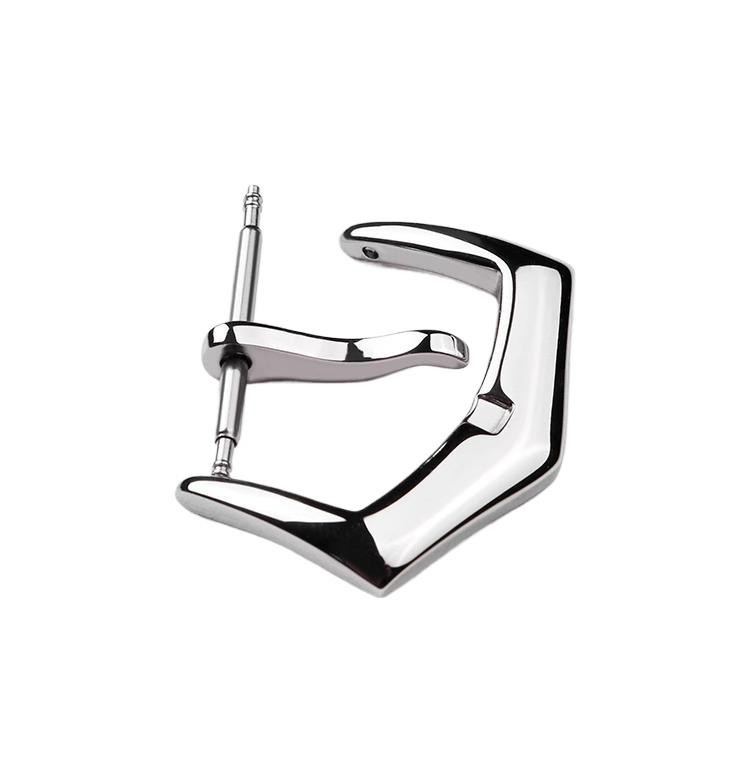 Metal Buckle for Patek Philippe 16mm 18mm Clasp Leather Nylon Strap Silver Steel