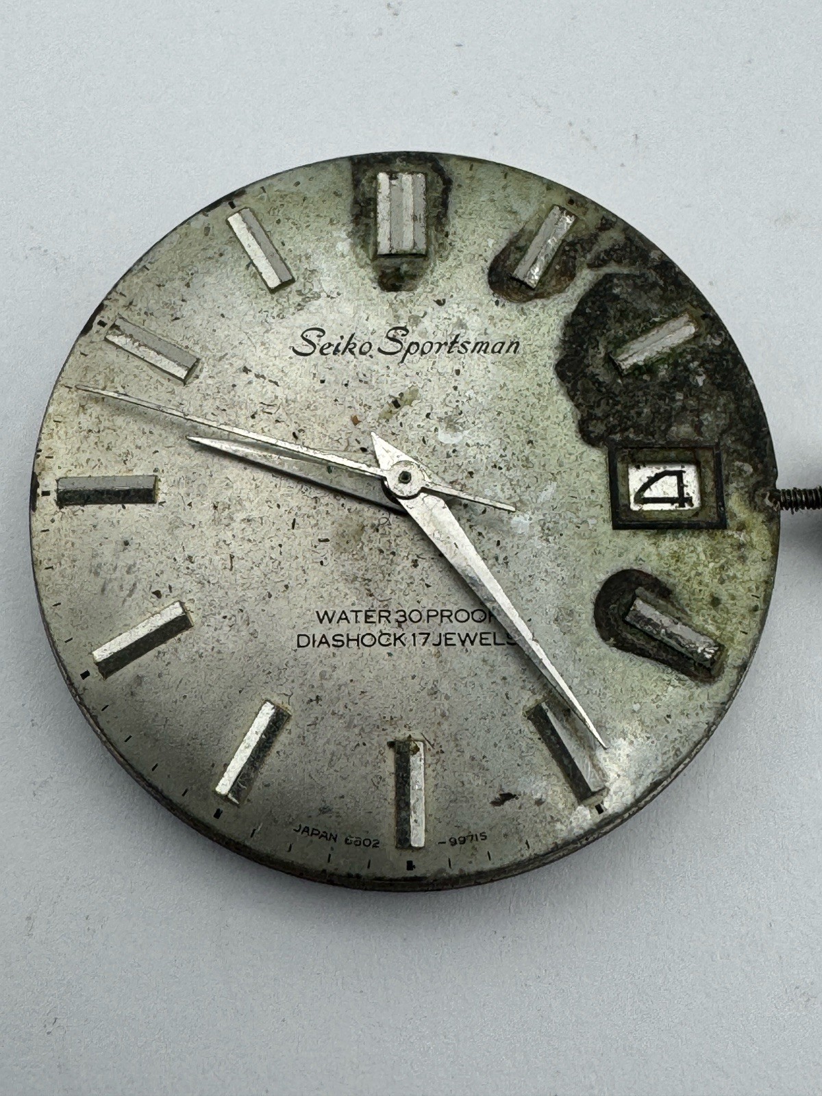 Vintage Seiko Sportsman Cal 6602B Watch Movement – Runs
