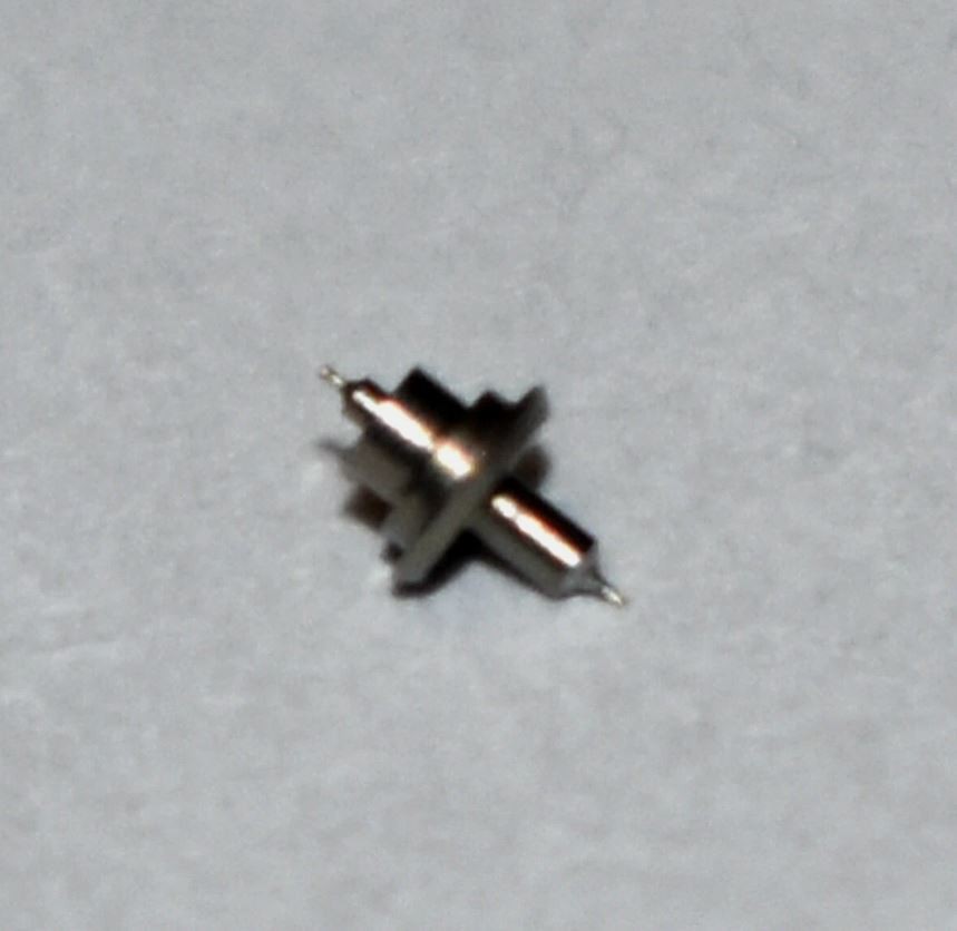 NOS Balance Staff for Russian watch Molnija SLIM ChK-6, 3601, ChChZ, ISKRA
