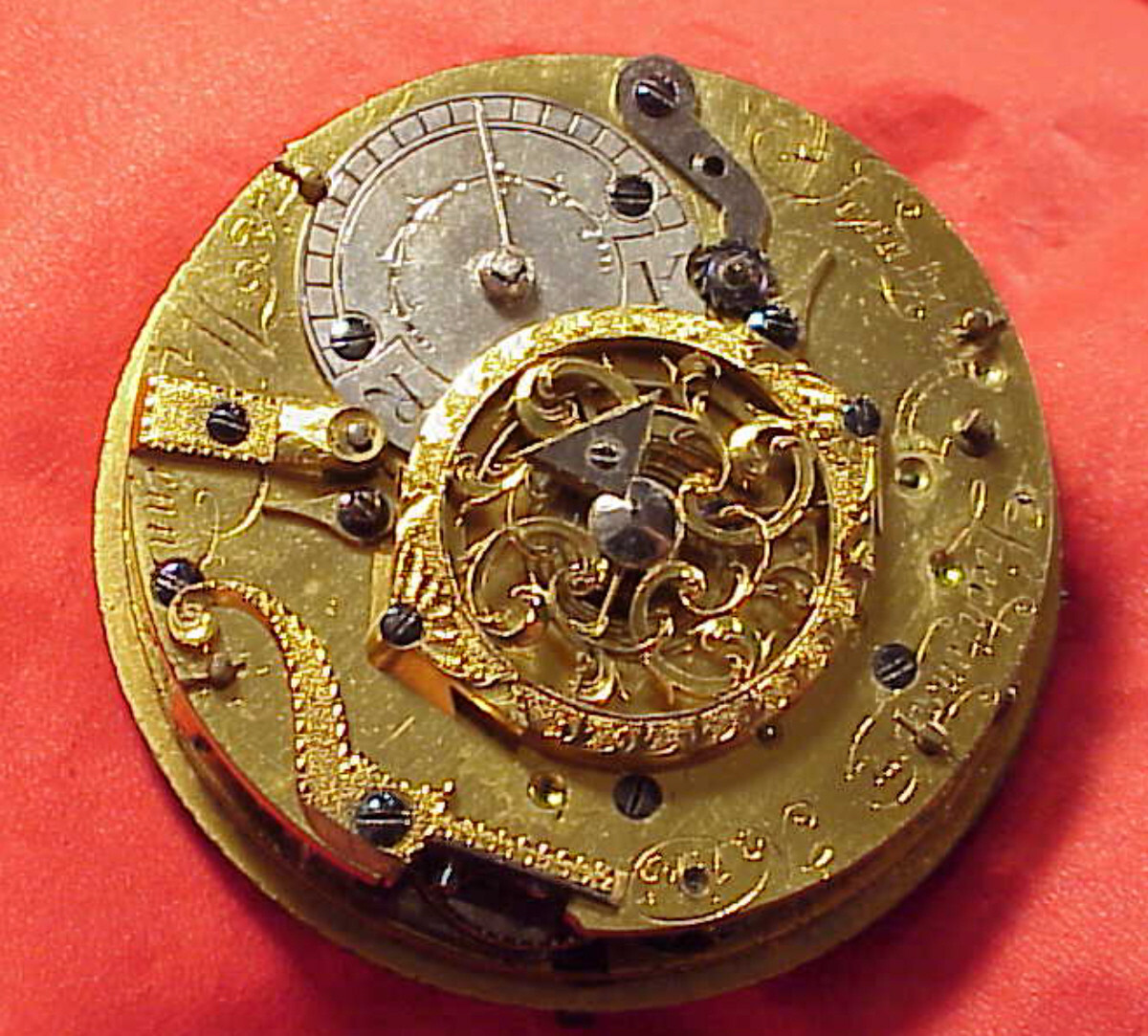 52mm IGNACE LICHTENSTERN WEIN REPEATER BELL STRIKE VERGE FUSEE POCKET WATCH MT