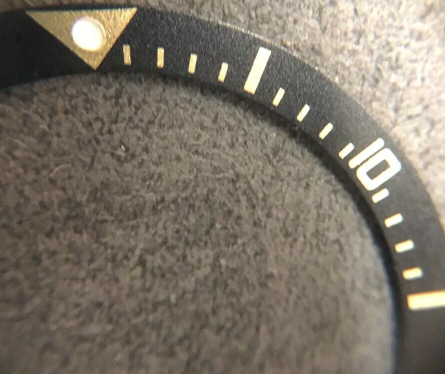 Bezel Insert – Full Size 38mm Tag Heuer 1000 980.020 984.013 980.029 Divers Gold