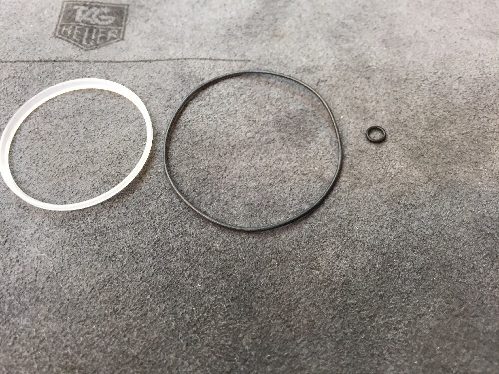 Full Gasket Package Set With Crystal Gasket For Tag Heuer 1000 Pro Diver 980.113