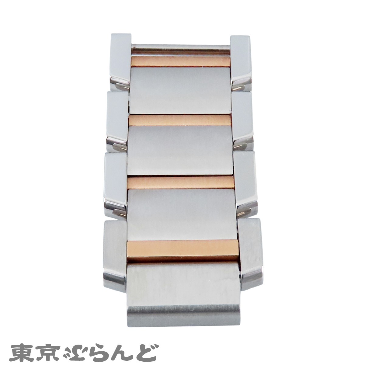 Genuine Cartier Tank Francaise Two Tone Bracelet Links 14mm 4pcs SS Rose Gold