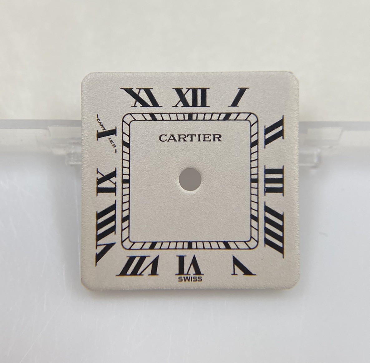 Original Cartier Santos Galbée WC20012C4 Cream Roman Ladies Cal 157Dial VA100012