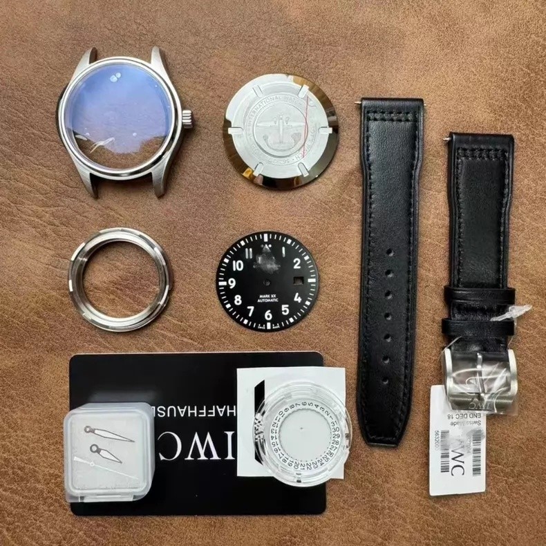 For DIY40.5mm Watch Steel Case kit For 2824 2130 pt5000 2892 Movement