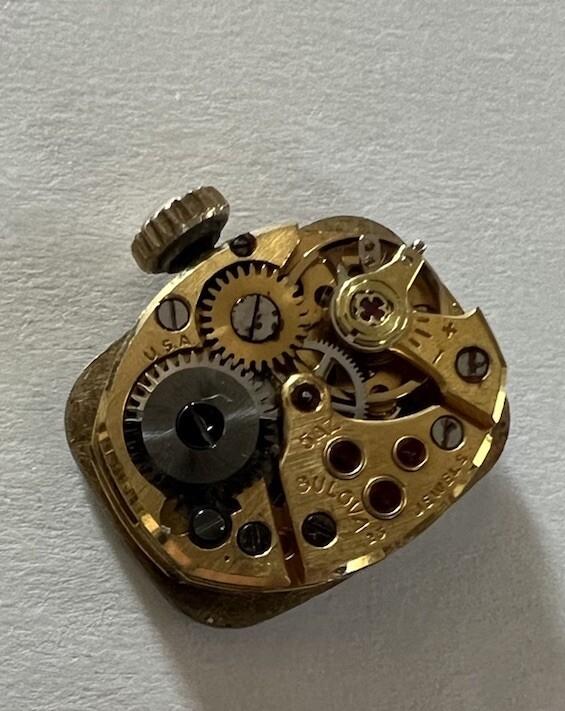 Vintage Bulova 23J 5AZ Wristwatch Watch Movement for repair
