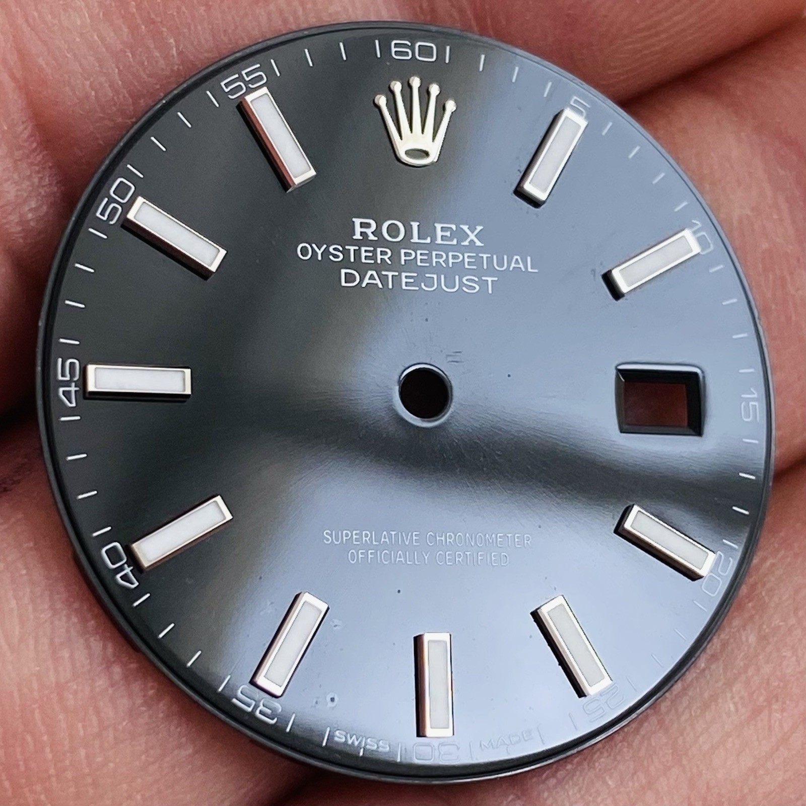 Rolex Black Dial For Datejust 41mm Model Ref 126300 & 126334