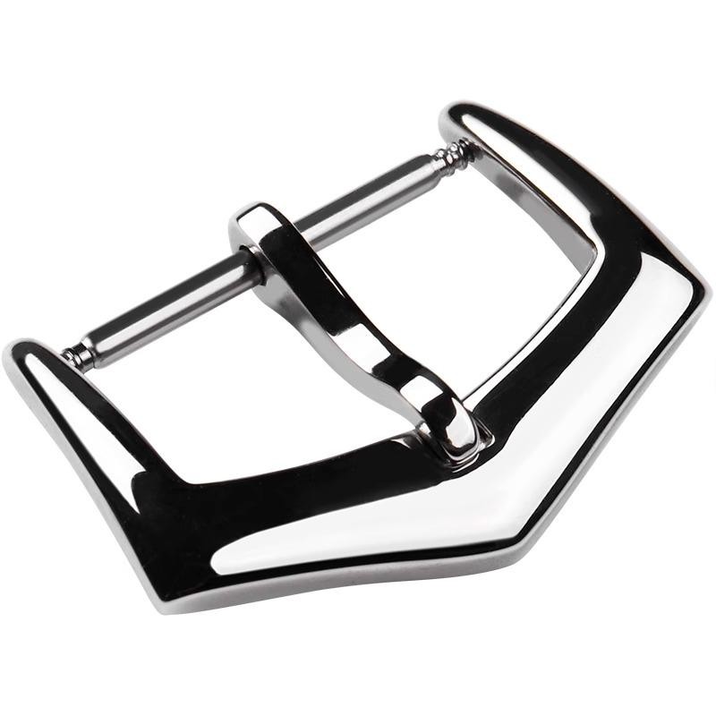 Metal Buckle for Patek Philippe 16mm 18mm Clasp Leather Nylon Strap Silver Steel
